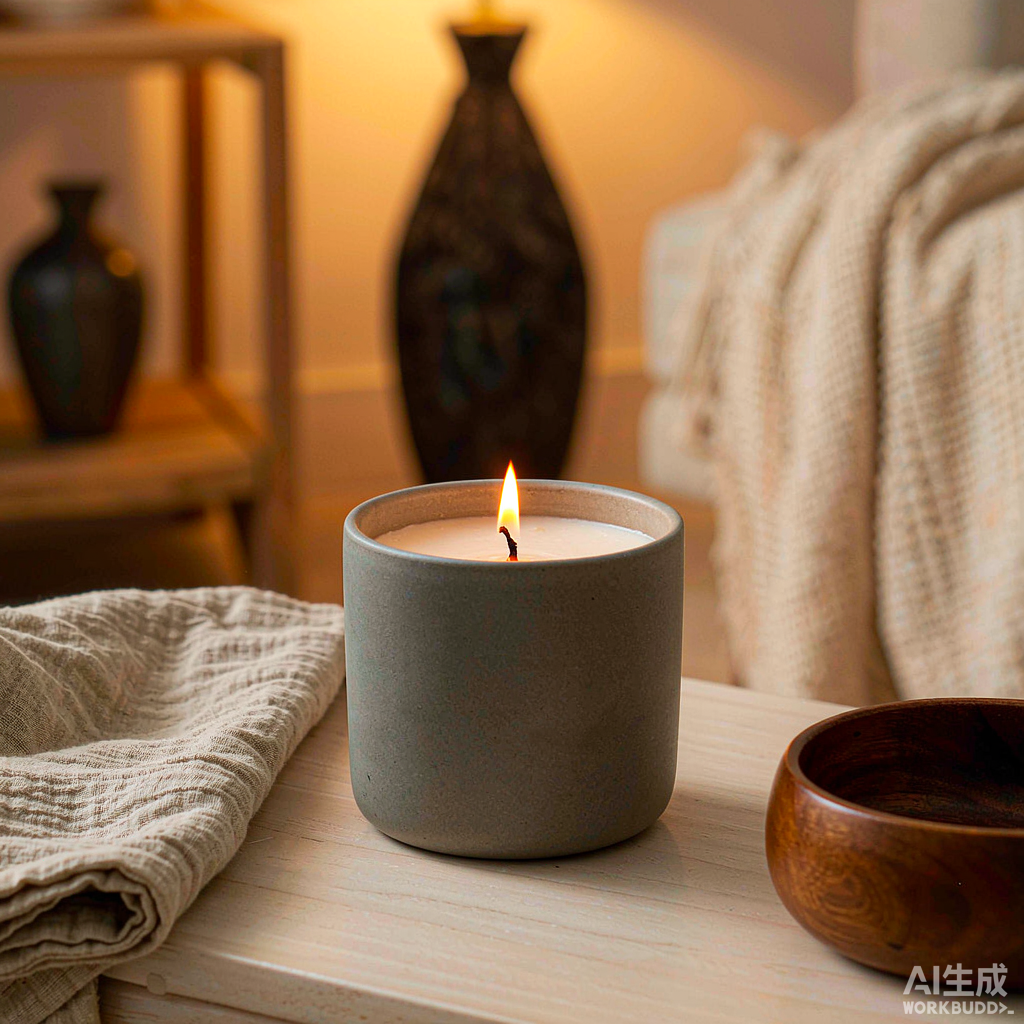 amber-cedar-soy-candle-12oz image 2