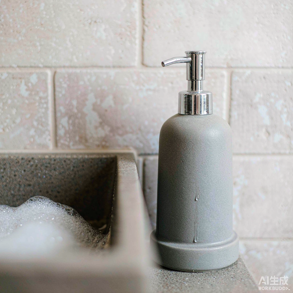 stoneware-soap-dispenser image 2