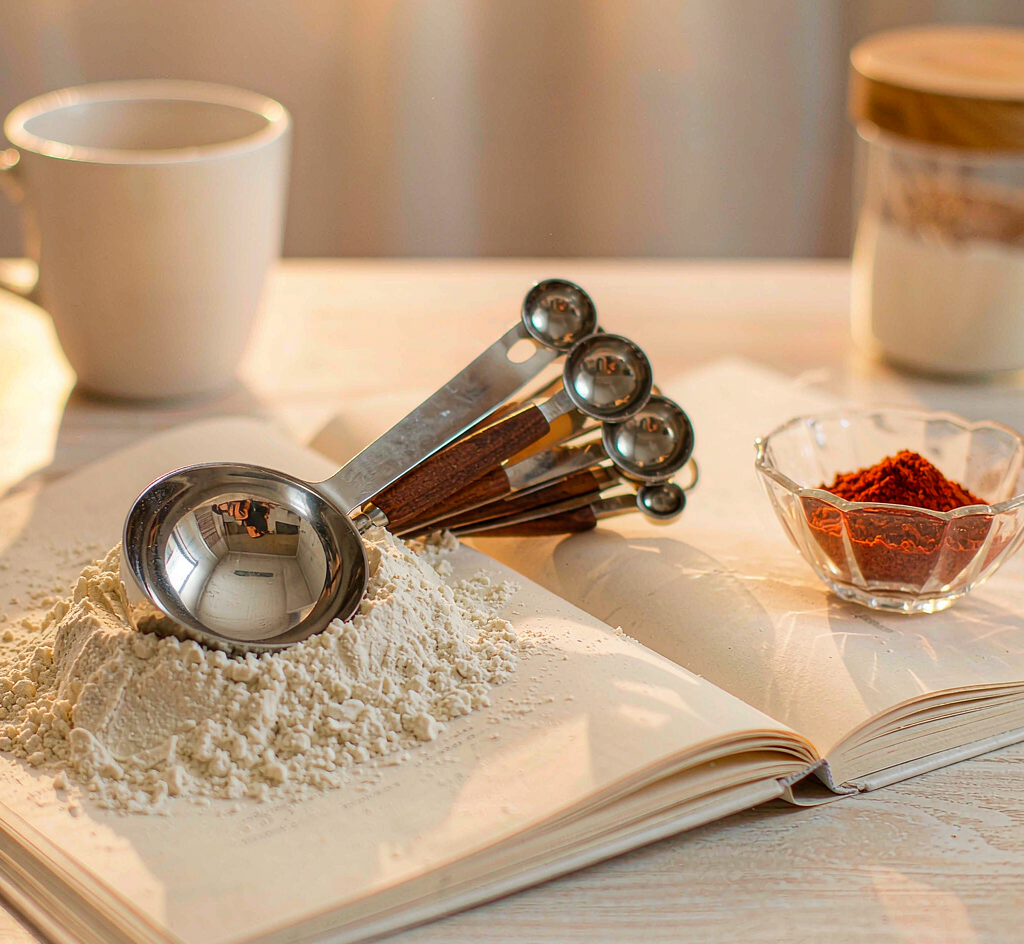 Anchor Weighted Spoon Rest Set — in context