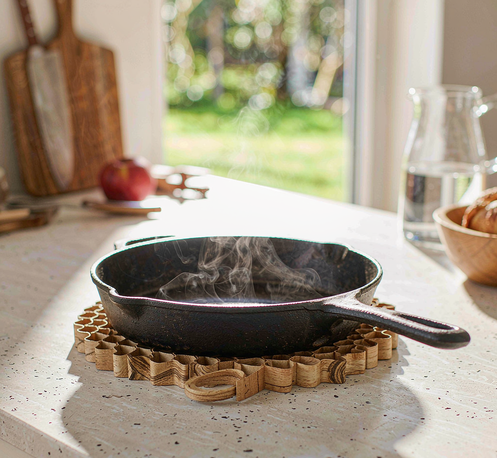 Ember Trivet Mat — in context