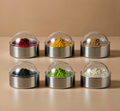 Magnetic Spice Tins · set of 6