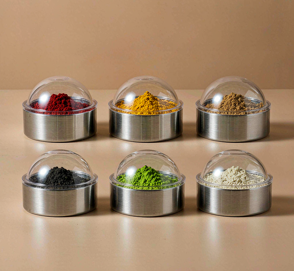Magnetic Spice Tins · set of 6