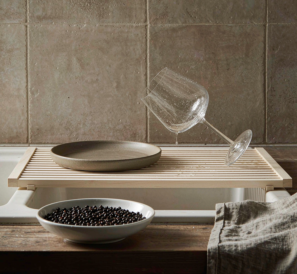 Roll-Up Over-Sink Drying Rack