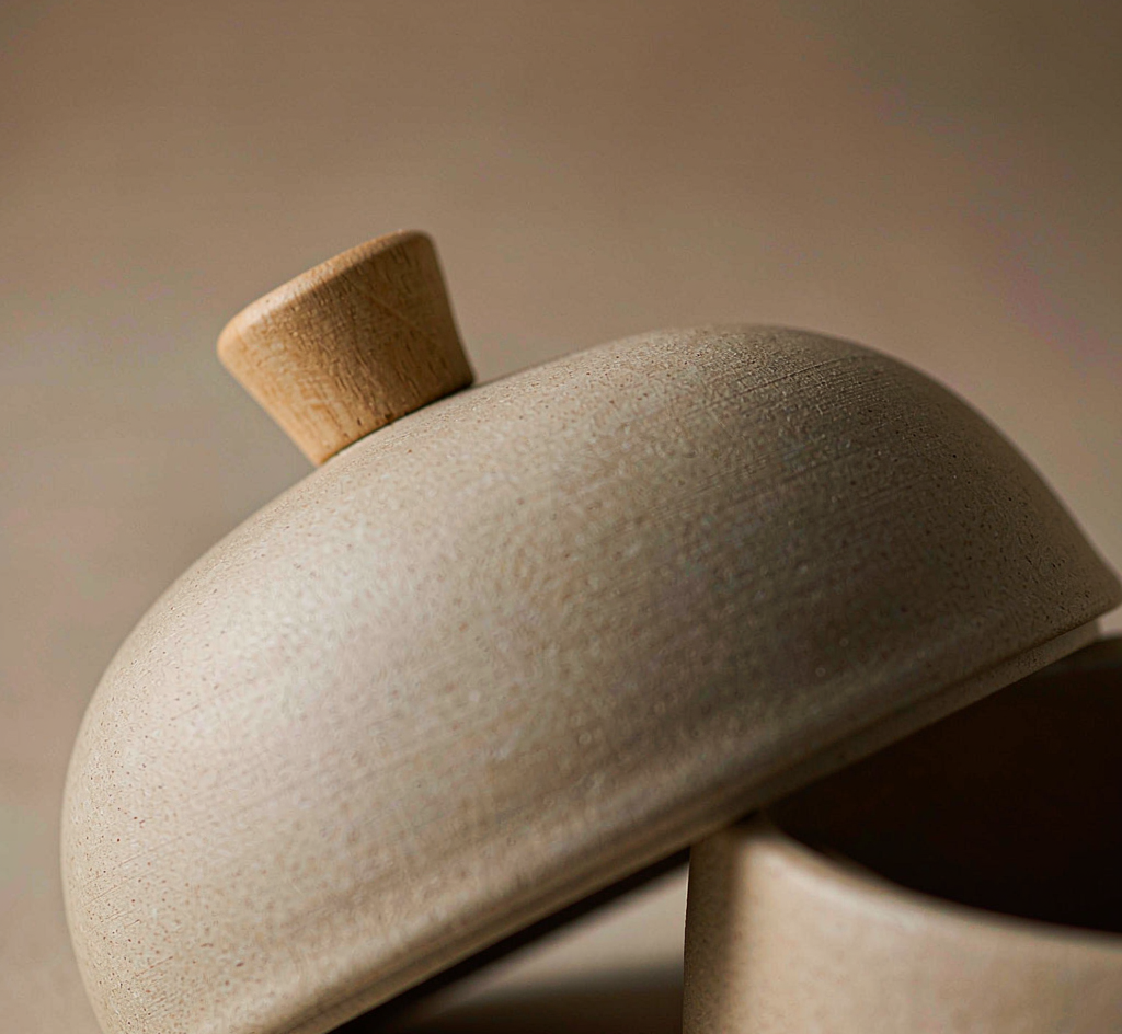 Stoneware Butter Keeper