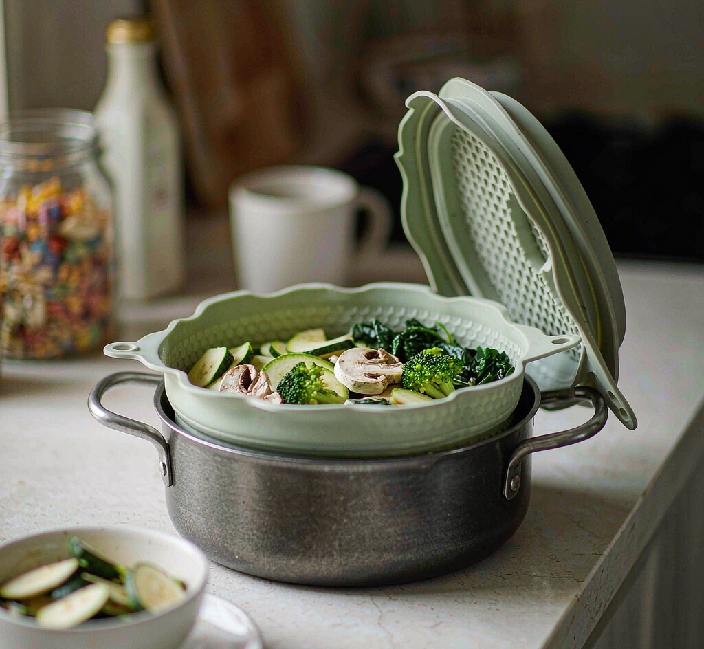 Vent Steamer Basket — in context